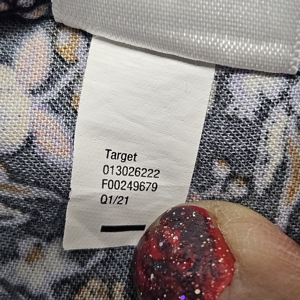 Universal Thread Navy Floral Button-Up Roll Cuff Camp Shirt Size XXL - Picture 11 of 11